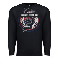 Black Tang Soo Do Hoodie Martial Arts Gift Dragon Korean Premium Sweatshirt - tuanDangUi