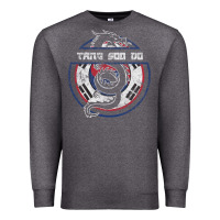 Charcoal Heather Tang Soo Do Hoodie Martial Arts Gift Dragon Korean Premium Sweatshirt - tuanDangUi