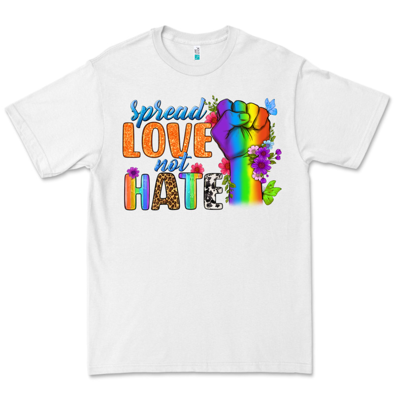 Spread Love Not Hate Premium Tee by BundleAndBundleShop | Teevron