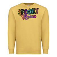 Antique Gold spooky mama Premium Sweatshirt - SublimationCraftShop