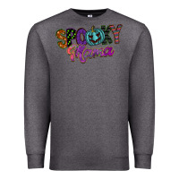 Charcoal Heather spooky mama Premium Sweatshirt - SublimationCraftShop