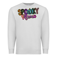 Dove Grey spooky mama Premium Sweatshirt - SublimationCraftShop