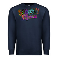 Navy spooky mama Premium Sweatshirt - SublimationCraftShop