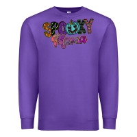 Purple spooky mama Premium Sweatshirt - SublimationCraftShop