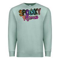 Seafoam spooky mama Premium Sweatshirt - SublimationCraftShop