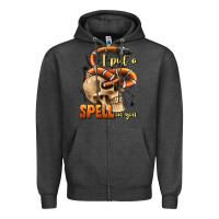 Charcoal Heather i put a spell on you Zipper Hoodie - BundleAndBundleShop