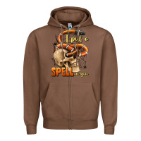 Chestnut i put a spell on you Zipper Hoodie - BundleAndBundleShop