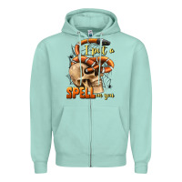 Seafoam i put a spell on you Zipper Hoodie - BundleAndBundleShop