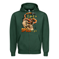 Sports Green i put a spell on you Zipper Hoodie - BundleAndBundleShop