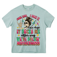 Arona some days i rock it some days it rocks me Heavy Core Tee - MaliasSmallBusiness