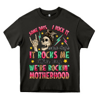Asphalt some days i rock it some days it rocks me Heavy Core Tee - MaliasSmallBusiness