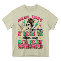 Mossy some days i rock it some days it rocks me Heavy Core Tee - MaliasSmallBusiness