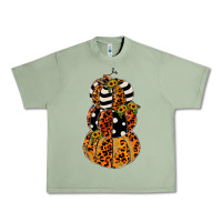 Oil Green leopard pumpkin polka dot sunflower Urban Heavy Tee - JahusDesignShop