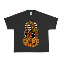 Pigment Black leopard pumpkin polka dot sunflower Urban Heavy Tee - JahusDesignShop