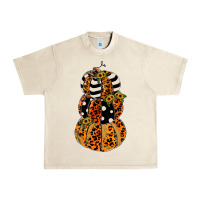 Sandshell leopard pumpkin polka dot sunflower Urban Heavy Tee - JahusDesignShop