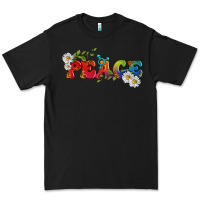 Black Lgbtq Peace With Daisy Premium Tee - BundleAndBundleShop