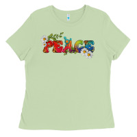 Matcha Lgbtq Peace With Daisy Ladies Tee - BundleAndBundleShop
