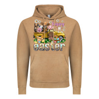 Vintage Camel Happy Easter truck with farm animals Vintage Hoodie - NancyCooperArtShop