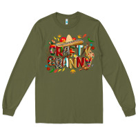 Army Green Cinco de mayo crafty granny Long Sleeve Tee - CowGirlArtShop