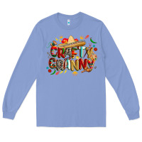 Colony Blue Cinco de mayo crafty granny Long Sleeve Tee - CowGirlArtShop
