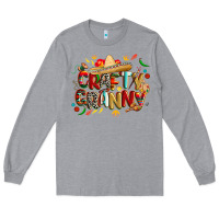Heather Grey Cinco de mayo crafty granny Long Sleeve Tee - CowGirlArtShop