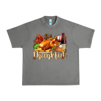 Tornado Thankful with Turkey Urban Heavy Tee - texasbilliewilder