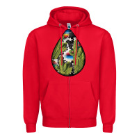 Red mexican teardrop  3 Zipper Hoodie - BundleAndBundleShop