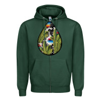 Sports Green mexican teardrop  3 Zipper Hoodie - BundleAndBundleShop