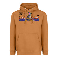 Meerkat Happy Halloween Raccon Heavyweight Hoodie - LillyAllenDesigns