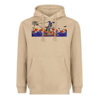 Mushroom Happy Halloween Raccon Heavyweight Hoodie - LillyAllenDesigns