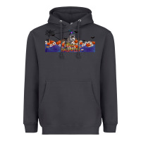 Smoke Happy Halloween Raccon Heavyweight Hoodie - LillyAllenDesigns