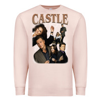 Pale Pink castle Premium Sweatshirt - tuanDangUi