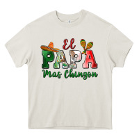 Cream el papa mas chingon Heavy Core Tee - MaliasSmallBusiness