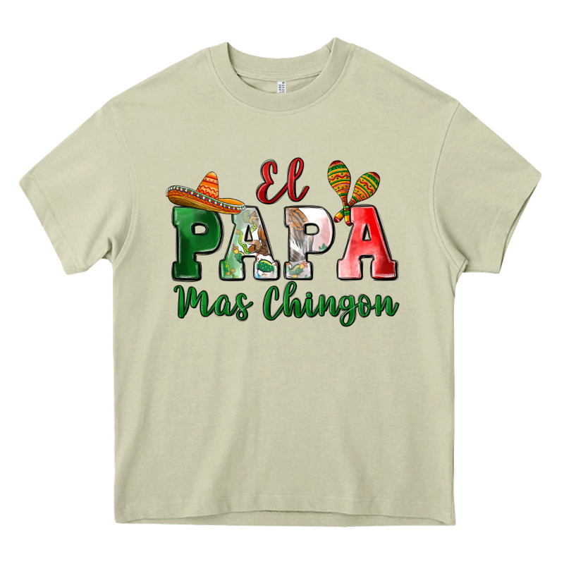 El Papa Mas Chingon Heavy Core Tee by MaliasSmallBusiness | Teevron