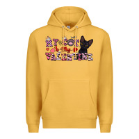 Mustard my cat is my valentine Premium Hoodie - FaDigitalArtStudio