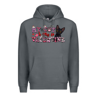 Rock my cat is my valentine Premium Hoodie - FaDigitalArtStudio