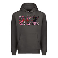 Smoke my cat is my valentine Premium Hoodie - FaDigitalArtStudio