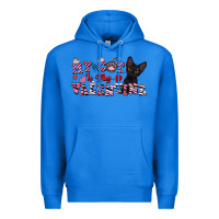 True Royal my cat is my valentine Premium Hoodie - FaDigitalArtStudio