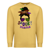 Antique Gold spooky mama Premium Sweatshirt - SublimationCraftShop