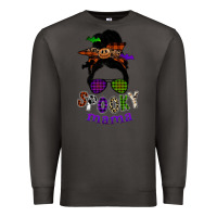 Smoke spooky mama Premium Sweatshirt - SublimationCraftShop