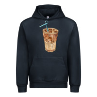 Navy iced latte Urban Hoodie - BarkalooDesign
