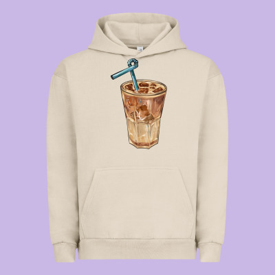 Iced Latte Urban Hoodie Designed By Barkaloodesign