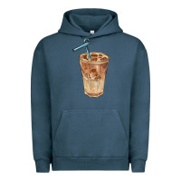 Pigment Midnight Navy iced latte Urban Hoodie - BarkalooDesign
