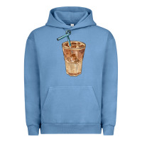 Pigment Pebble Blue iced latte Urban Hoodie - BarkalooDesign