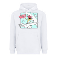 White Rocket Power Otto Woogidy Woogidy Surfs Up Heavyweight Hoodie - tuanDangUi