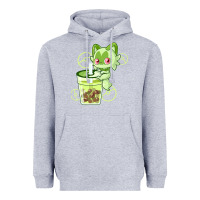 Heather Grey sprigatito matcha bubble classic . Heavyweight Hoodie - tuanDangUi