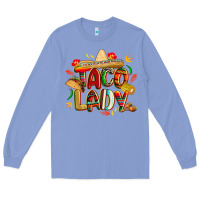 Colony Blue cinco de mayo taco lady Long Sleeve Tee - CowGirlArtShop