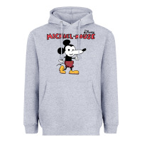 Heather Grey michael the mouse Heavyweight Hoodie - tuanDangUi