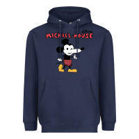 Navy michael the mouse Heavyweight Hoodie - tuanDangUi