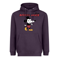 Plum michael the mouse Heavyweight Hoodie - tuanDangUi
